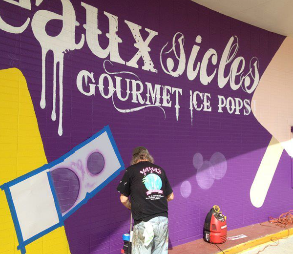 Geauxsicles Mural